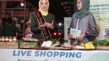 Atalia: Meriahkan Ramadan, Belanja di Pasar Tradisional Melalui 'Live Shopping'