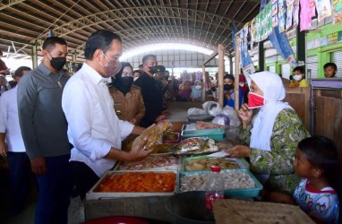 Dagangannya Dibeli Jokowi, Pedagang Pasar Brebes: Aduh Gemetar