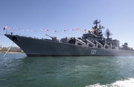 Kapal Perang Rusia Diduga Ditembak Rudal Ukraina, Bawa 510 Awak