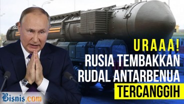 Dua Bulan Serang Ukraina, Rusia Tembakkan Rudal Antarbenua Tercanggih