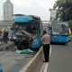 Kronologi Kecelakaan TransJakarta di Tol Jagorawi, Sopir Meninggal di TKP