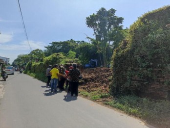 Tembok Eks Benteng Keraton Kartasura Dijebol, Ini Respons Juru Kunci