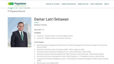 Ini Profil Dirut Baru Pegadaian, Damar Latri Setiawan