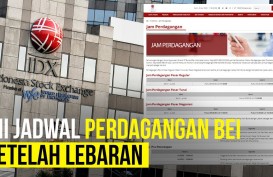 Sambut IdulFitri, BEI Liburkan Perdagangan 6 hari