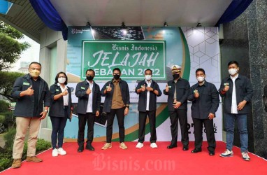 Menparekraf dan Menhub Lepas Tim Jelajah Lebaran Harian Bisnis Indonesia 2022