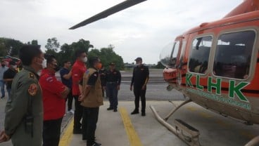 Antisipasi Karhutla Jelang Lebaran, KLHK Terjunkan Helikopter di Riau