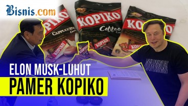 Kopiko Jadi Pemanis Pertemuan Elon Musk - Luhut, Saham Mayora Meroket