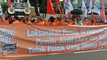Tak Peduli Jelang Lebaran, Buruh Pimpinan Said Iqbal Lancarkan Aksi May Day  Menolak Penundaan Pemilu