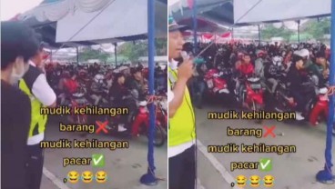 Video Kocak Pemudik Cari Pacar yang Hilang sampai Diumumkan Petugas Dermaga