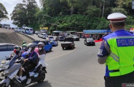 Hari Kedua Lebaran, Polres Cianjur Berlakukan Sistem Satu Arah Menuju Bogor