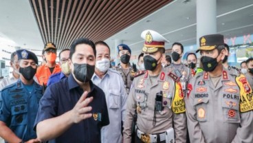 Erick Thohir Ikut Blusukan Bareng Kakorlantas, Menhub Budi Karya, dan Menteri PMK Muhadjir ke Pelabuhan Bakauheni