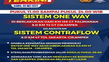 Catat Rekayasa Jalan dari Gerbang Tol Palimanan Utama sampai Cikampek Hari Ini