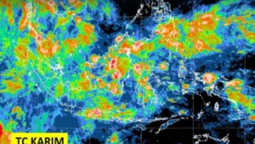 Siklon Tropis Karim Terpantau di Banten, Begini Cuaca di Indonesia 24 Jam ke Depan