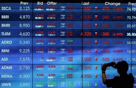 IHSG Ditutup Melemah, Saham TOBA, ARTO, ISAT, Masuk Jajaran 10 Top Losers