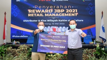 Kinerja JBP Optimal, PKT Beri Reward kepada Distributor dan Kios Wilayah Kaltim Kaltara