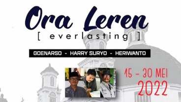 Tiga Pensiunan Pameran Lukisan Ora Leren di Semarang