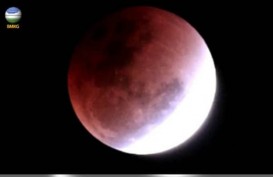 Link Live Streaming Gerhana Bulan Total Blood Moon Malam Ini!
