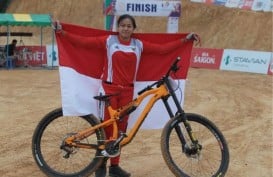 Hasil Sea Games 2021: Tiara Andini Raih Emas MTB-Downhill putri