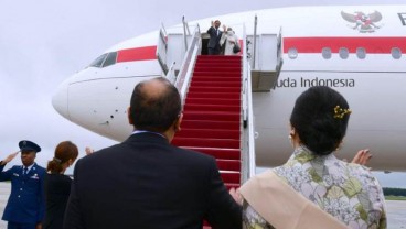 8 Jam dari Abu Dhabi, Jokowi Tiba di Indonesia