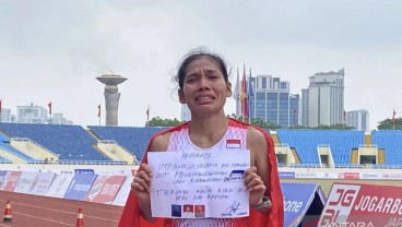 Tangis Pelari Odekta Pecah Usai Raih Emas Sea Games 2021