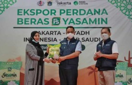 Perdana! Anies Lepas Ekspor 19 Ton Beras ke Arab Saudi