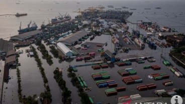 Update Banjir Rob Tanjung Emas: Operasi TPK Semarang Masih Terbatas