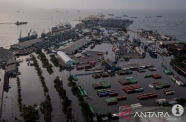 Banjir Rob Semarang, Pelindo Siapkan 3.600 Sand Karung Pasir