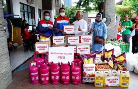 Tanggap Bencana, Pertamina Salurkan Bantuan untuk Posko Banjir Rob Tanjung Mas Semarang
