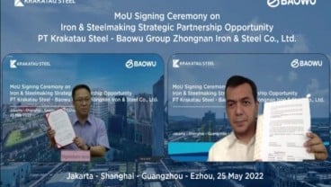 Krakatau Steel (KRAS) Kerja Sama dengan Raksasa Baja China, Bikin Pabrik Blast Furnace