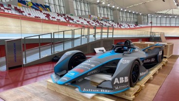 Replika Mobil Formula E Dipamerkan di Velodrome, Ini Penampakannya!