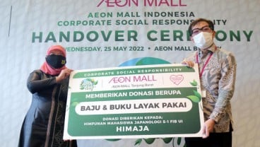 Gerakan Program 6R, Aeon Donasikan Ribuan Buku dan Pakaian Bekas