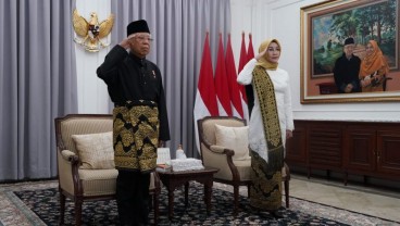 Kenakan Pakaian Adat Melayu, Wapres Ma'ruf Amin Ikuti Upacara Hari Lahir Pancasila