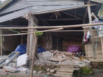 Gempa Magnitudo 5,8 di Mamuju Merusak 70 Rumah Warga