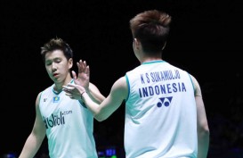 Tumbang Atas Ganda China di Semfinal Indonesia Masters 2022, Marcus Akui Belum Maksimal