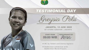 Gantung Raket, Ini Link Streaming Testimonial Day Greysia Polii