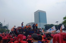 Aksi Buruh di DPR, Massa Sempat Ricuh dengan Polisi
