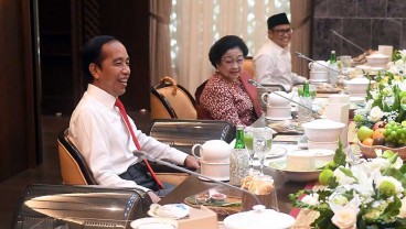 Foto-Foto Para Elit Partai Makan Siang dengan Presiden Jokowi