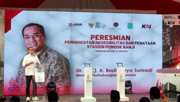 Revitalisasi Stasiun Pondok Ranji, Menhub: Hasil Kolaborasi Swasta