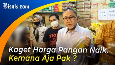 Hari Pertama Kerja, Zulkifli Hasan Syok Blusukan ke Pasar