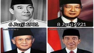 Jokowi Ulang Tahun Hari Ini, Berikut 4 Presiden RI yang Lahir Bulan Juni