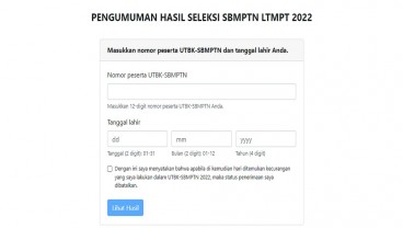 Cara Cek Pengumuman SBMPTN 2022, Link Resmi dan Link Mirror