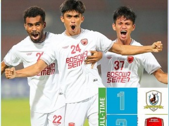 Hasil Piala AFC 2022: PSM Jinakkan 10 Pemain Tampines Rovers