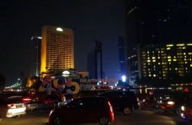 Begini Situasi Saat Earth Hour di Jakarta,  Sejumlah Jalan Terlihat Gelap