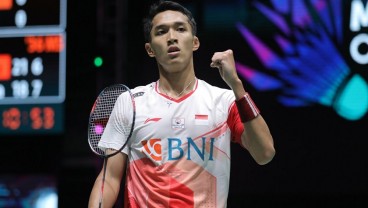 Jonatan Christie Ngaku Senang Bisa Lawan Viktor Axelsen Meski Kalah 