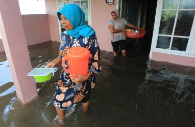 Banjir Air Pasang di Melauboh Paksa Warga Mengungsi