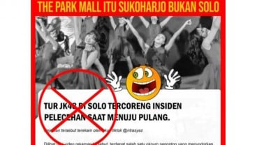 Gibran Luruskan Informasi Soal Pelecehan Terhadap Personel JKT48: Bukan Mal di Solo