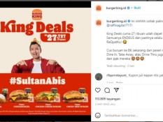 Gandeng Raffi Ahmad, Ini Promo Burger King ala Paket Sultan Murah Meriah