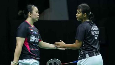 Hasil Malaysia Masters 2022: Melani/Tryola Kalahkan Ganda Thailand 