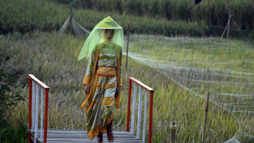 Peragaan Busana di Lampung Tematik Agro Eduwisata Organik Mulyaharja Kota Bogor