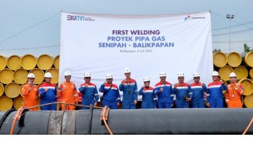 Jamin Supply ke Kilang Pertamina Balikpapan, Proyek Pipa Gas Senipah-Balikpapan Dimulai